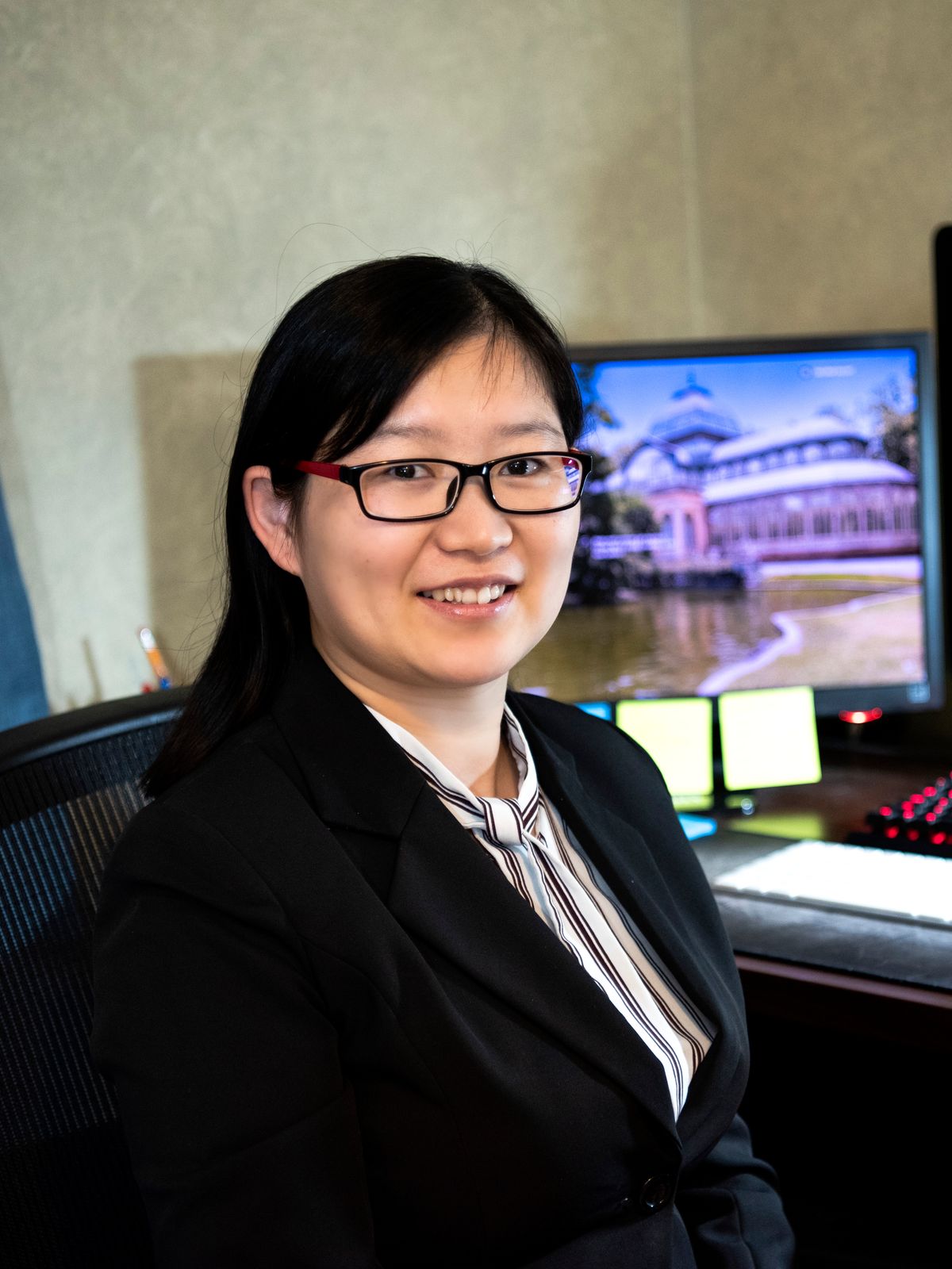 Headshot of Jingjing Sun, a nanotechnologist and cancer researcher at the University of Nebraska Medical Center Headshot of Jingjing Sun, a nanotechnologist and cancer researcher at the University of Nebraska Medical Center